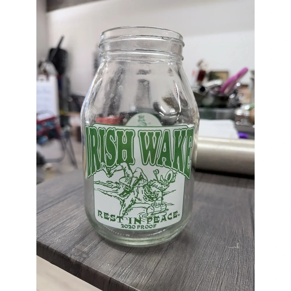 Irish Wake Moonshiners Bottle For Mcguires Pub Pensacola Florida No Lid